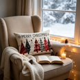 thumbnail image 6 of Christmas Tree Pillow Covers 12x20, Merry Christmas Throw Pillows, Soft Seasonal Cushion Covers, Winter Holiday Decoration for Home Couch Farmhouse(A), 6 of 7