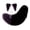 Purple, variant on Leeye Japanese Green Cat Ear Headband with Tail Set, Animal Ears Cosplay Accessory for Halloween Party Anime Cosplay, Green, One Size, 0.60 lb