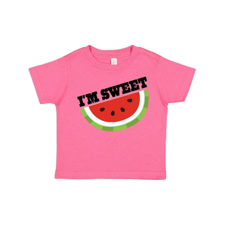 

Inktastic I m Sweet Watermelon Gift Toddler Boy or Toddler Girl T-Shirt