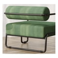 thumbnail image 3 of Living Room Sling Accent Armchair Metal Sofa Chair Balcony Leisure Chair(Green), 3 of 7