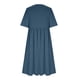 thumbnail image 4 of Puntoco Vestido Casual De Manga Corta Con Bolsillo De Algodón Y Lino De Color Sólido Con Cuello Redondo De Primavera Y Verano Para Mujer Azul Marino M,Regalos Para Mujer Joven, 4 of 5