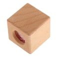 thumbnail image 4 of Juguete del bebé Beech de Teether relleno orgánico Montessori jugar gimnasio juguete de del bebé actividad sensorial juguetes de - Cubo de rosa SM SunniMix anillo de dentición montessori, 4 of 8