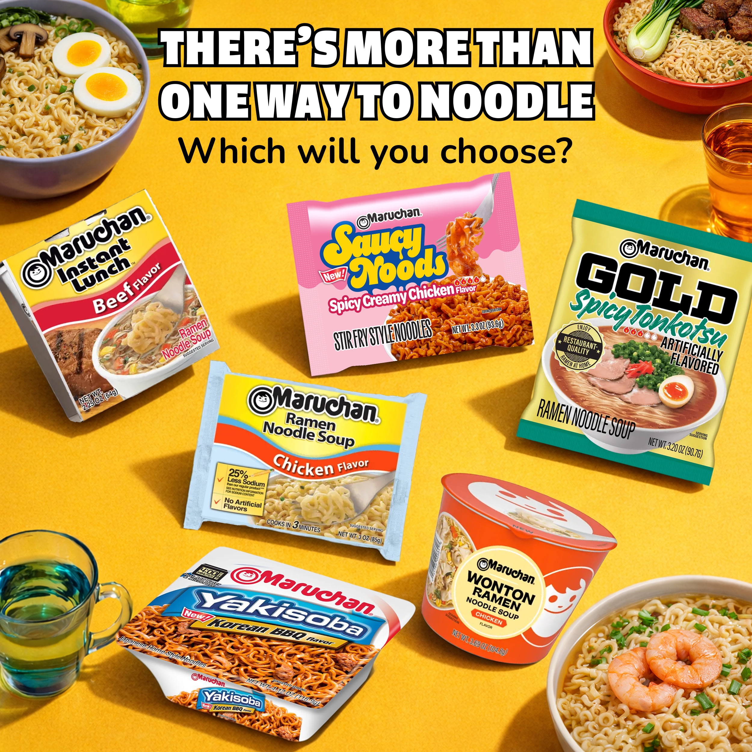 Maruchan Ramen Noodle Soup, Picante Chicken Flavor Instant Noodles, 3 oz