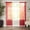 Red, variant on Mocassi Luxury Sheer Curtains, Window Treatment Curtain Panels with Rod Pocket for Kitchen, Bedroom and Living Room (40 x 84 inches Long, Set of 2), Red