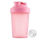 thumbnail image 1 of Injueey Botella hermética de la coctelera de la bebida de los PP para los batidos de proteínas On Go tapa hermética tamaño portátil Cocina y Comedor Rosa, 1 of 6