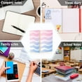 thumbnail image 6 of FORMRS 1-Subject Spiral Notebook 8" x 5" College Ruled 60 Refillable Sheet A5 Hard Cover, 2 Pack, Light Blue Gradient, 6 of 7