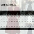 thumbnail image 4 of Women's Work Dress Office Dress Long Sleeve V-Neck Solid Color Waist Defining Full Skirt Maxi Dress for Commuting Spring Fall,White,S, 4 of 4