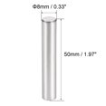 thumbnail image 3 of Unique Bargains 10 Pcs 8mm X 50mm Dowel Pin 304 Stainless Steel Cylindrical Shelf Support Pin Fasten Elements Silver Tone, 3 of 3