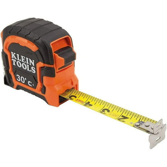 Klein Tools Tape Measure 30-Foot Magnetic Double-Hook (86230)