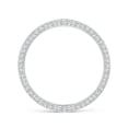 thumbnail image 2 of ANGARA Lab Grown Trio Pave Diamond Eternity Wedding Ring in 14K White Gold for Women (Size-1.1mm| Color-F-G| Clarity-VS) | Anniversary, Jewelry Gift for Women | Lab Grown Diamond Ring, 2 of 4
