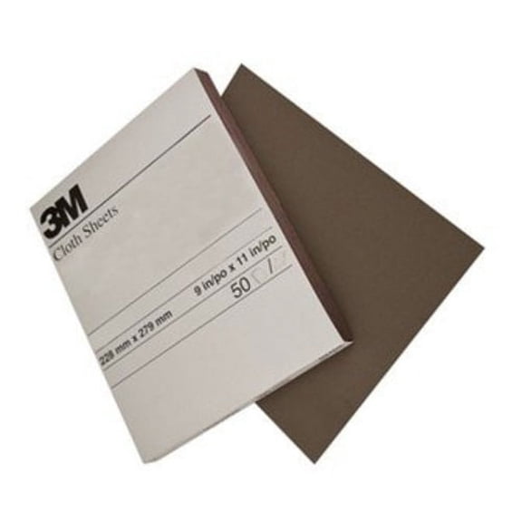 Three-M-ite Elek-Tro-Cut Cloth Sheet, 240 Grade 50/Sleeve