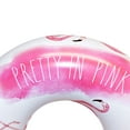thumbnail image 5 of Rae Dunn: Pretty In Pink 48" Ring Float - Flamingo Inflatable Jumbo Pool Tube, CocoNut Float, Anti-Leak/Durable, Age 8+, 5 of 7