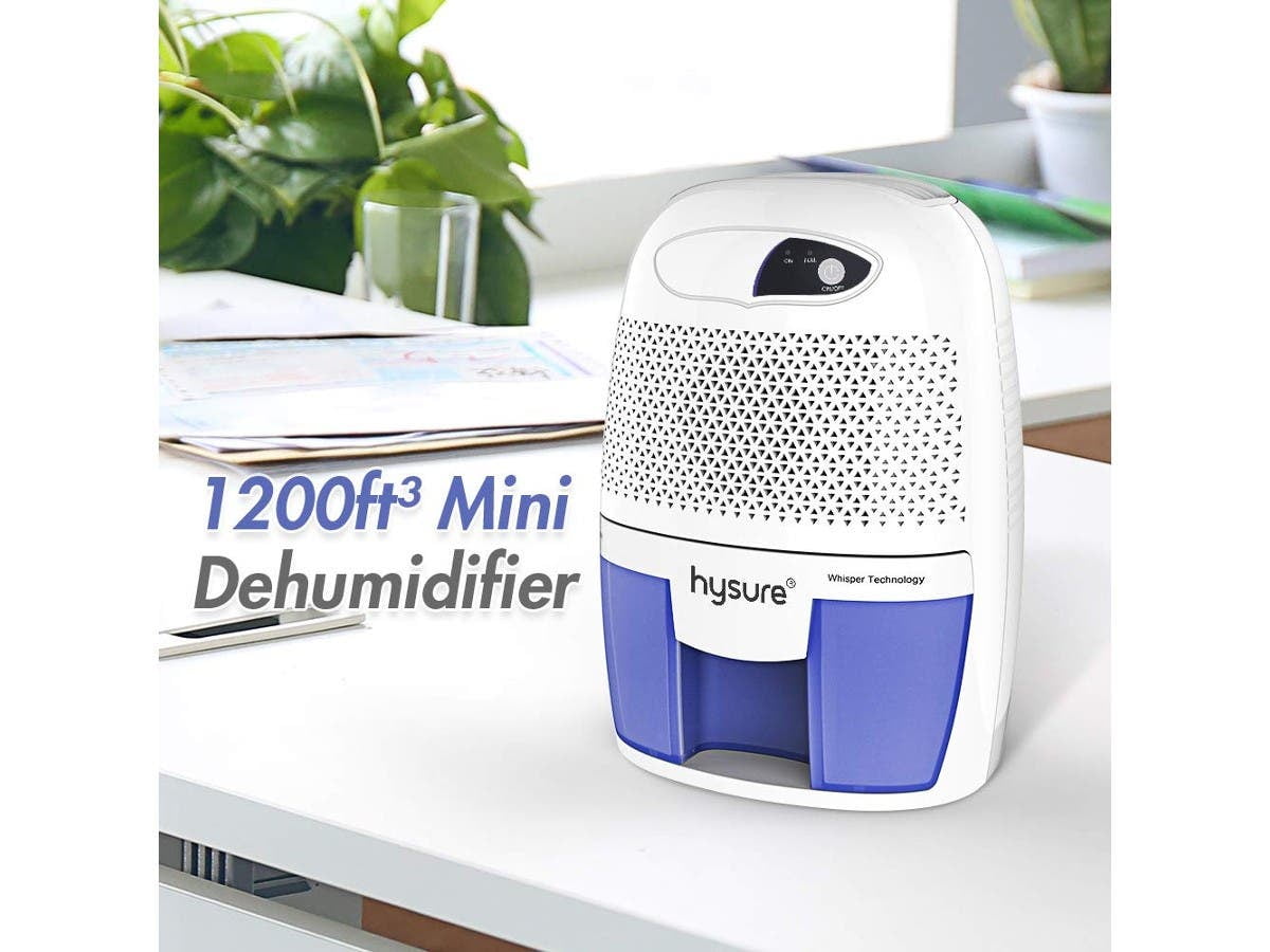 Hysure Portable Mini Dehumidifier 2201 Cubic Feet Electric Safe