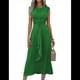 thumbnail image 1 of Vestido Midi Informal de Verano Sin Mangas para Mujer, Ajustado, con Lazo en la Cintura, , para Vacaciones, 2025 Verde M, 1 of 10
