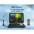 thumbnail image 2 of Reproductor de DVD portátil Emerson EPD-1050 de 10 pulgadas con TV ATSC, 2 of 9