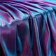 thumbnail image 1 of Tela de satén brillante de dos tonos con hilo metálico iridiscente azul medianoche que cambia de color, 59" de ancho., 1 of 5