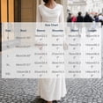 thumbnail image 3 of Shihyeh Women's Elegant Pleated Long Sleeve Flowy Evening Dress, Solid Color Chic Gown, Soft Stretchy Party Dress, 3 of 7