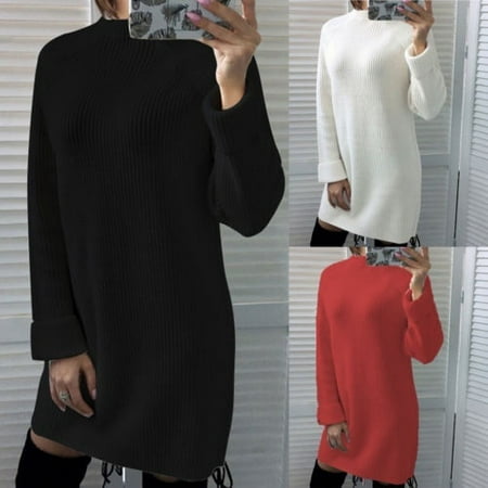 2019 Warm Winter Turtleneck Sweater Women Pullover Thick Knitted Top Soft
