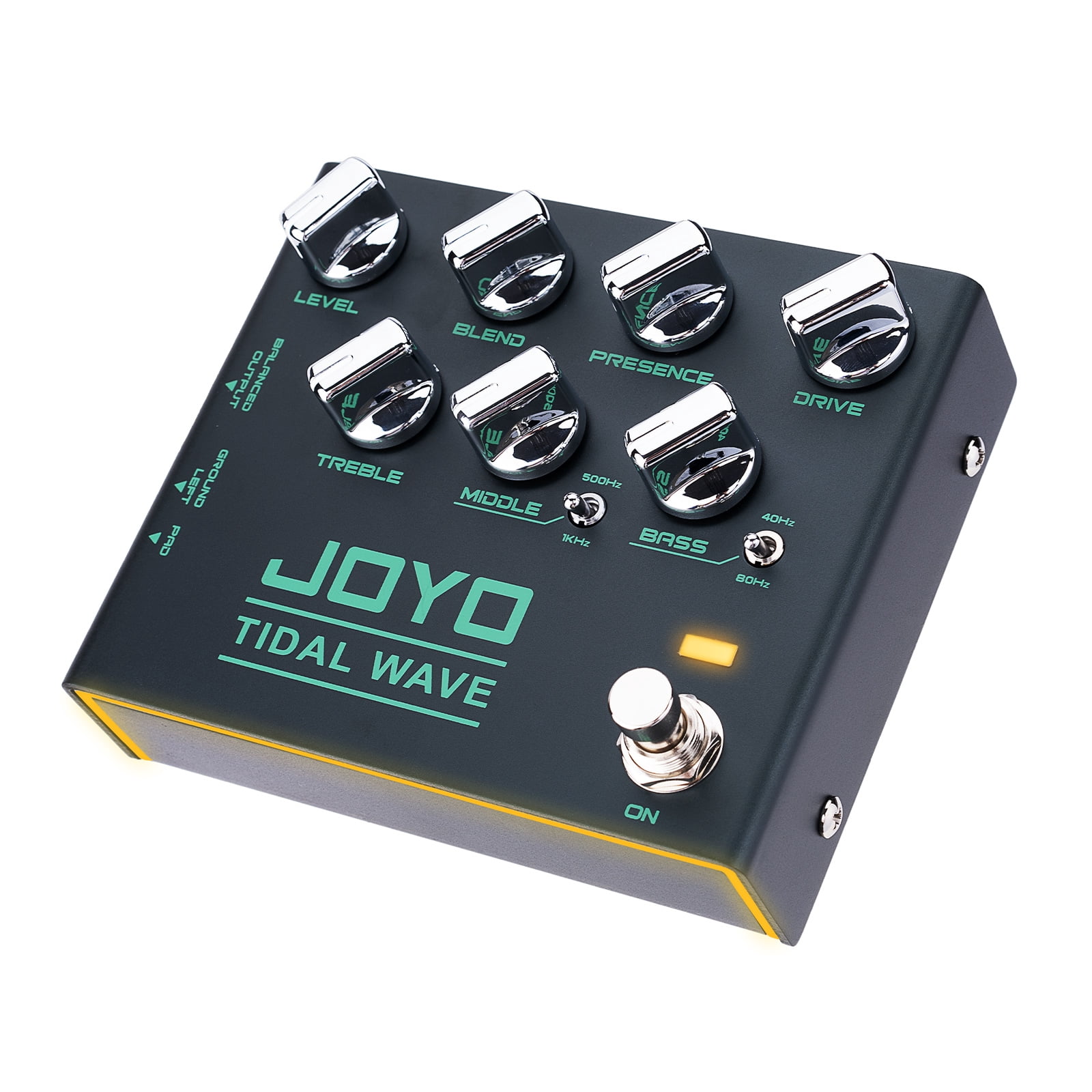 JOYO R-30 Classic Bass Tone of "90s Bass Guitar Preamp Pedal 3 Band EQ DI Function