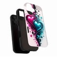 thumbnail image 3 of Glossy Artistic Swirly Heart Phone Case for Couples, Perfect for Valentine's Day, Compatible with iPhone 11/12/13/14/15/16 (Pro Max/Plus), 3 of 9