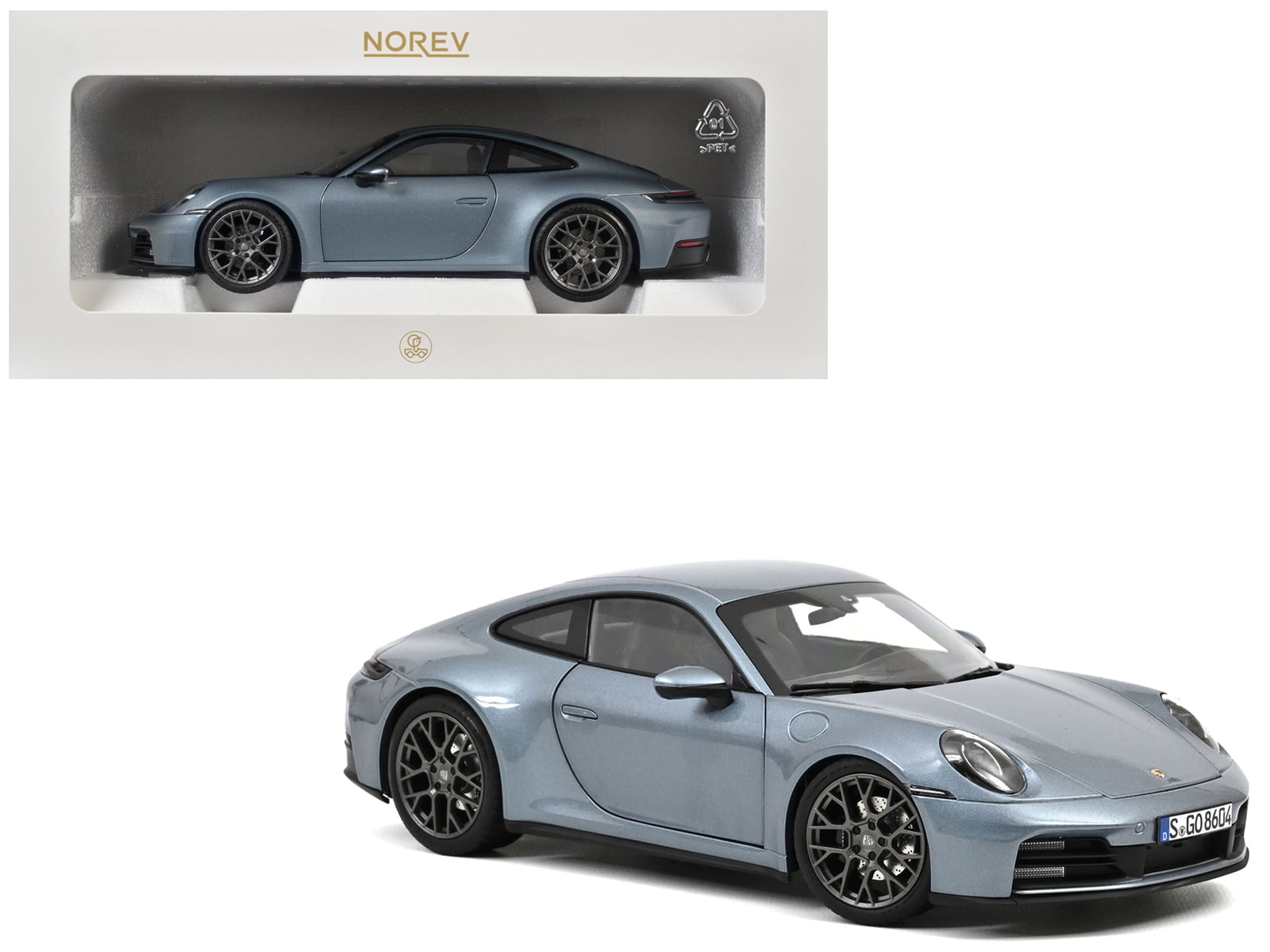 1987 Porsche 911 Turbo Targa, White - Norev 187660 - 1/18 Scale