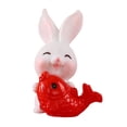 thumbnail image 2 of Estatua Escultura Animal Figura Artesanía Adorno para Hogar Coche Fiesta Mesa Decoración Pescado 26 cm x 38 cm, 2 of 9