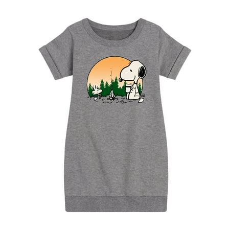 

Peanuts - Campfire Mugs - Toddler And Youth Girls Fleece Dress
