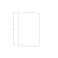 thumbnail image 2 of Arc Rectangle Bistro Height Meeting Table Double Metal Base 46x72 Bar Table, 2 of 5