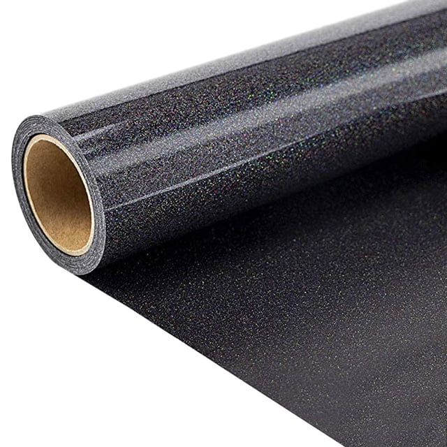 Glitter Heat Transfer Vinyl for T-Shirts 10 Inches by 10 Feet Glitter Roll