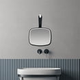 thumbnail image 5 of Extra Large Hand Mirror, Hand Mirror for Men,Salon Barber Hairdressing Handheld Mirror with Handle,Travel Mirror (Square Black 9" x 12.4"), 5 of 8