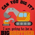 thumbnail image 3 of CafePress - Excavator Big Brother To Be T Shirt - Dark T-Shirt Kids XS-XL, 3 of 4