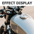 thumbnail image 3 of SWETRACE 50 Stickers per Sheet Car Bumper Sticker Black Plastic Anti Scratch for Motorcycles and Riders, 3 of 6