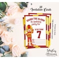 thumbnail image 5 of Darling Souvenir White Birthday Invitation Card 28 Pcs Fill or Write In Blank Invites Printable Party Supplies 5 x 7 Inches, 5 of 5