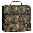 thumbnail image 5 of FORMRS Zipper Binder with Shoulder Strap 2-inch Ring 500 Sheet Capacity File Bag, Golden Elegance, 5 of 5