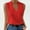 Red, variant on Njoeus Workout Tops for Women, Tops for Women Trendy women's Elegant V-Neck Tank Tops Summer Casual Sleeveless Work Office Shirts Blouses Solid Tunic Top S-3XL