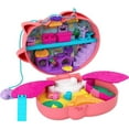 thumbnail image 1 of Polly Pocket Starring Shani Cuddly Cat Purse, 2 Micro Dolls, 18 Accessories, Pop & Swap Peg Feature, 4 & Up, 1 of 6