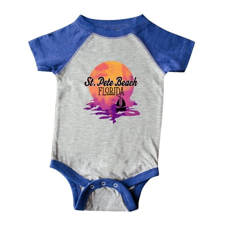 

Inktastic St. Pete Beach Florida Sunset Gift Baby Girl Bodysuit