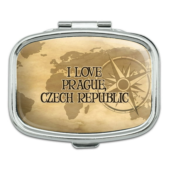 City Country - Prague Czech Republic - Rectangle Pill Box