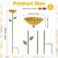 thumbnail image 3 of Uxcell 4-Pack Bee Watering Station, 64cm/25 Inch Iron Bee Bath for Garden Water Feeder, Colorful Butterfly Bath Bowl for Outdoor/Garden/Yard Decor [Yellow/Rose Red], 3 of 6