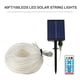 thumbnail image 2 of 40ft / 100leds Luces de cadena LED con energía solar Control remoto Cambio de color 8 modos Alambre de cobre decorativo, 2 of 8