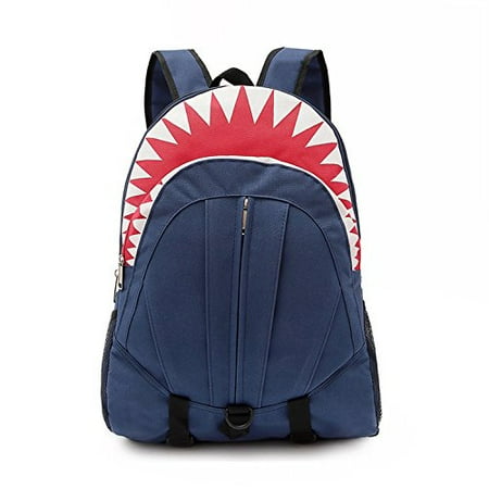 3d Shark Canvas Backpack Cute Cartoon School Book Bags For Toodle Kids Boys S