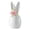 B, variant on Ceramic Easter Bunny Sculpture - Artistic White Rabbit Figurine, 6 Inch Spring Tabletop Centerpiece, Professional Modern Animal Statue for Home & Office Decor(A)