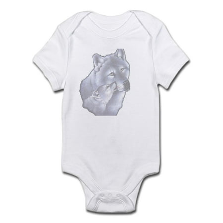 

CafePress - WOLF Infant Creeper - Baby Light Bodysuit