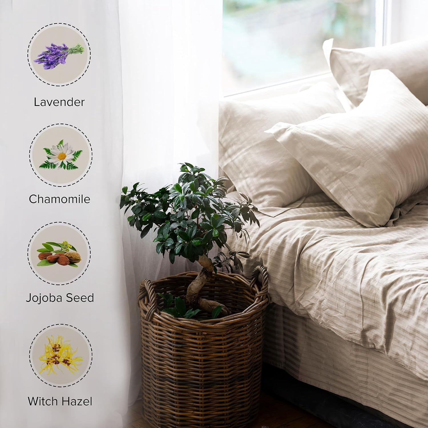 Eucalyptus Essential Oil Linen and Room Mist. Pillow and Fabric Aromatherapy Spray for Relaxation and Sleep, 8 oz