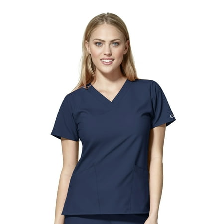 

WonderWink W123 6255-Women s Basic V-Neck Scrub Top