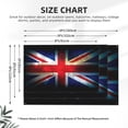 thumbnail image 3 of Union Jack United Kingdom Flag Vintage Four Hole Decorated Banner Flag for Garden Yard Home Decoration Indoor Outdoor 2x3 Ft, 3 of 7