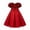 V29-Red, variant on WhouRiu Girls Sparkling Sequins Dress Puff Short Sleeve Crew Neck A Line Party Gown Kids Comfortable Elegant Princess Dresses,4 Years