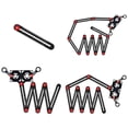 thumbnail image 2 of Outil de Mesure Pliable Polyvalent Positionnement de Carreaux Règle de Mesure Multi-Angle 1 Règle Pliable, 2 of 10