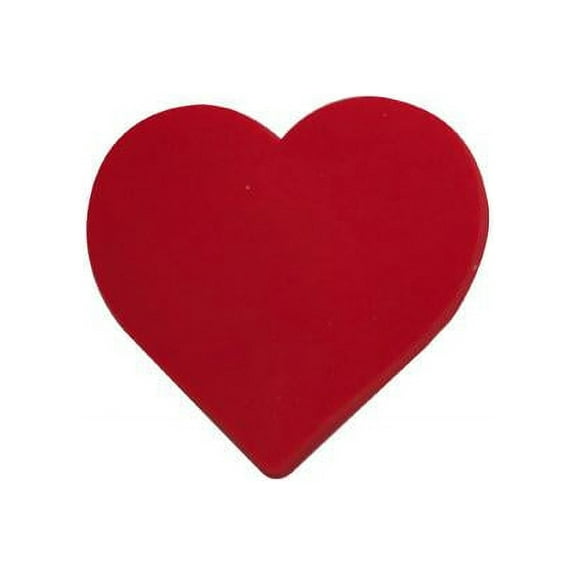 Bulk Red Heart Shaped Silicone Pins (50 Pins)