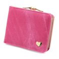 thumbnail image 1 of Ladies Small Heart Decoration Purse Wallet Short Small Purse Large Capacity Wallets, 1 of 7